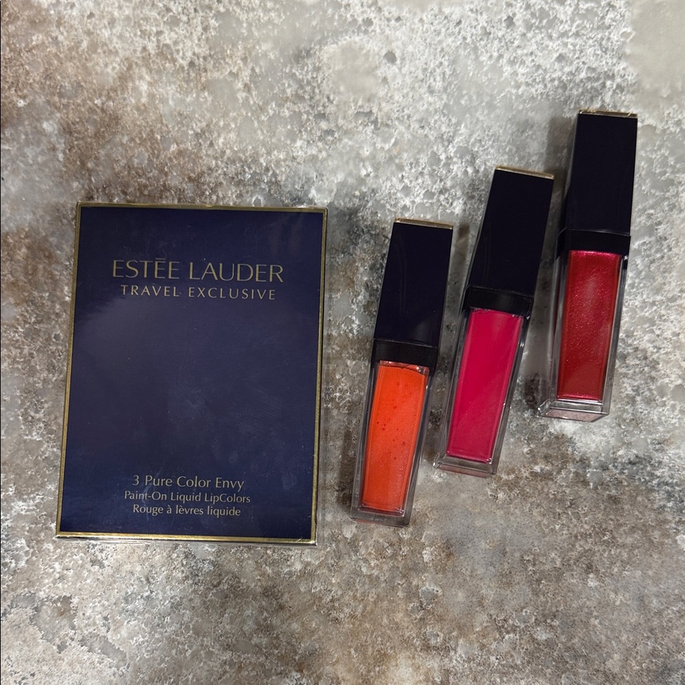Brand new sealed Estee Lauder Pure Color Envy Lip Gloss Trio